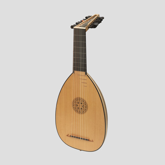 Muzikkon Renaissance Lute 8 Course Deluxe Right Hand After Hieber