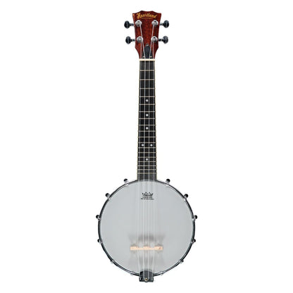 New Heartland 4 string Banjolele Banjo Ukulele 23 inch Concert Mahogany Muzikkon