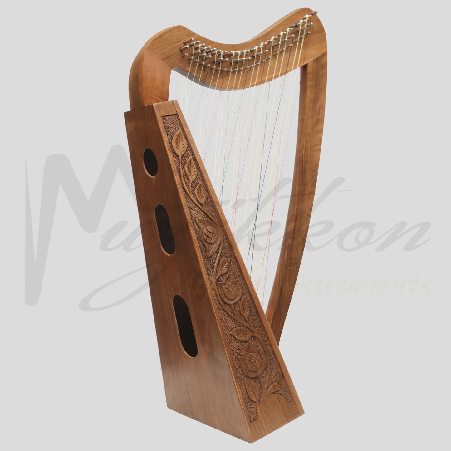 Cross Strung Harp 38 String Walnut