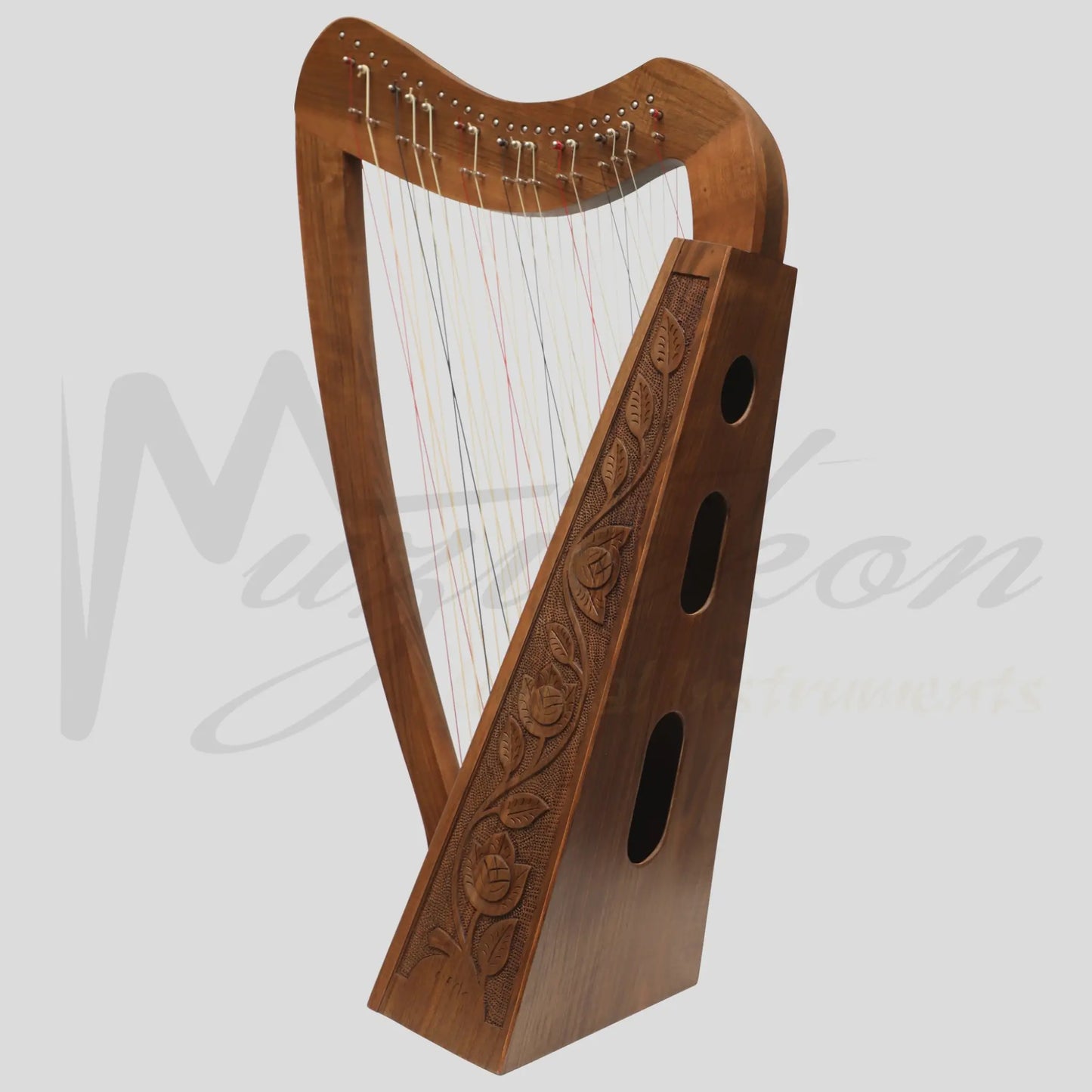 Cross Strung Harp 38 String Walnut