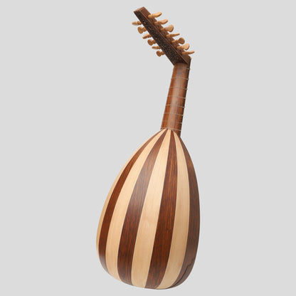 Muzikkon Lute Descant Lute 7 Corso Variegato Rosewood Lacewood