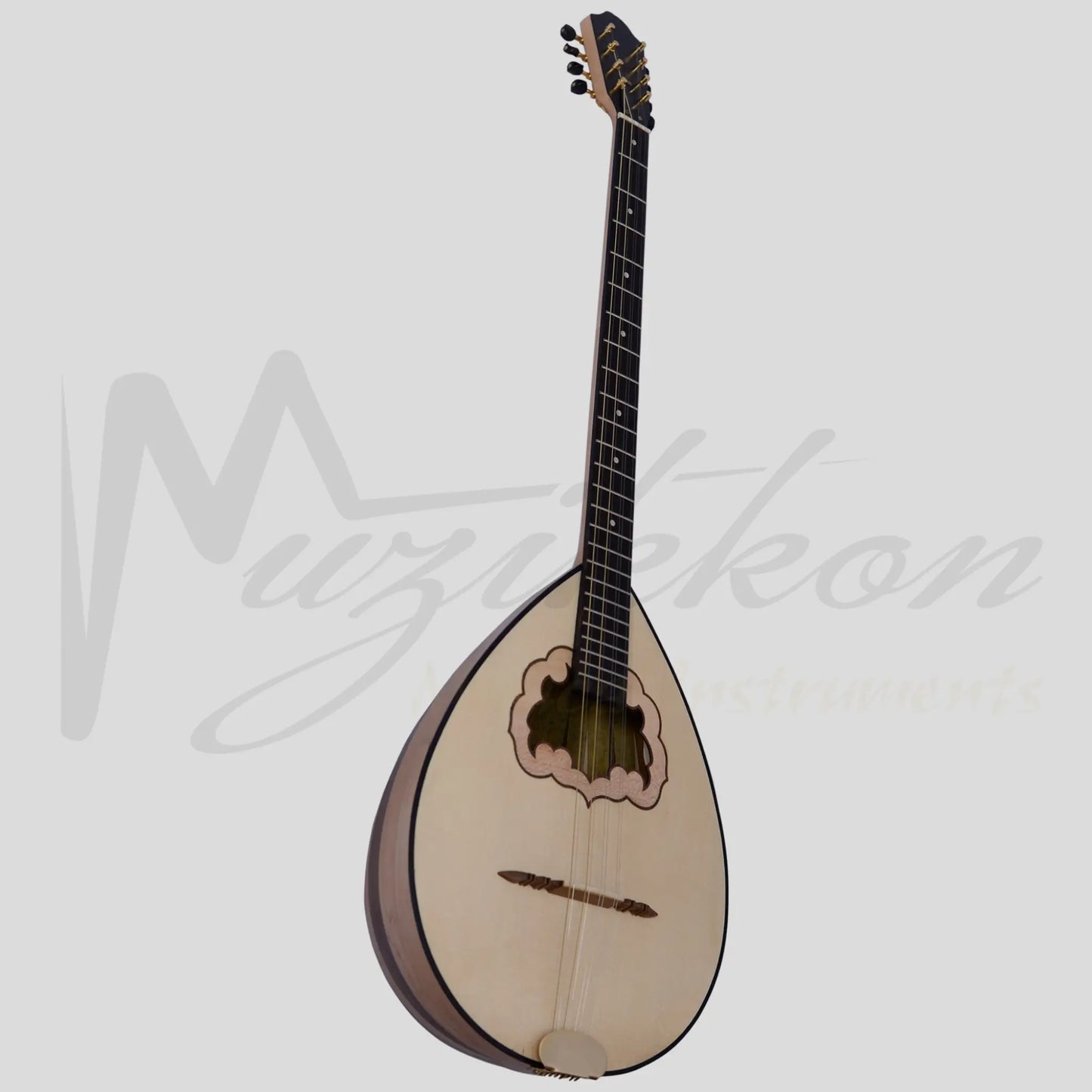 Greek Bouzouki Variegated Maple And Walnut