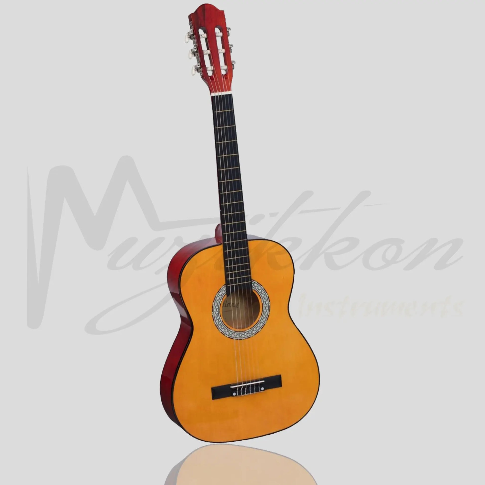 Heartland 3-4 Student Beginners Nylon Classic Guitar Burnt Orange