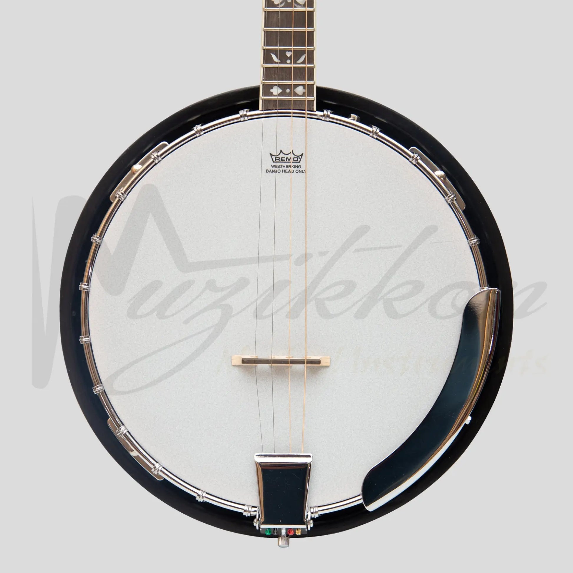 Heartland 4 String 17 Fret Irish Tenor Banjo Left Handed Player Series With Closed Solid Back