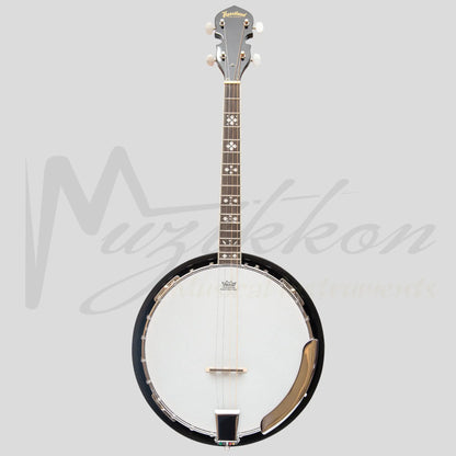 Heartland 4 String 17 Fret Irish Tenor Banjo Left Handed Player Series With Closed Solid Back