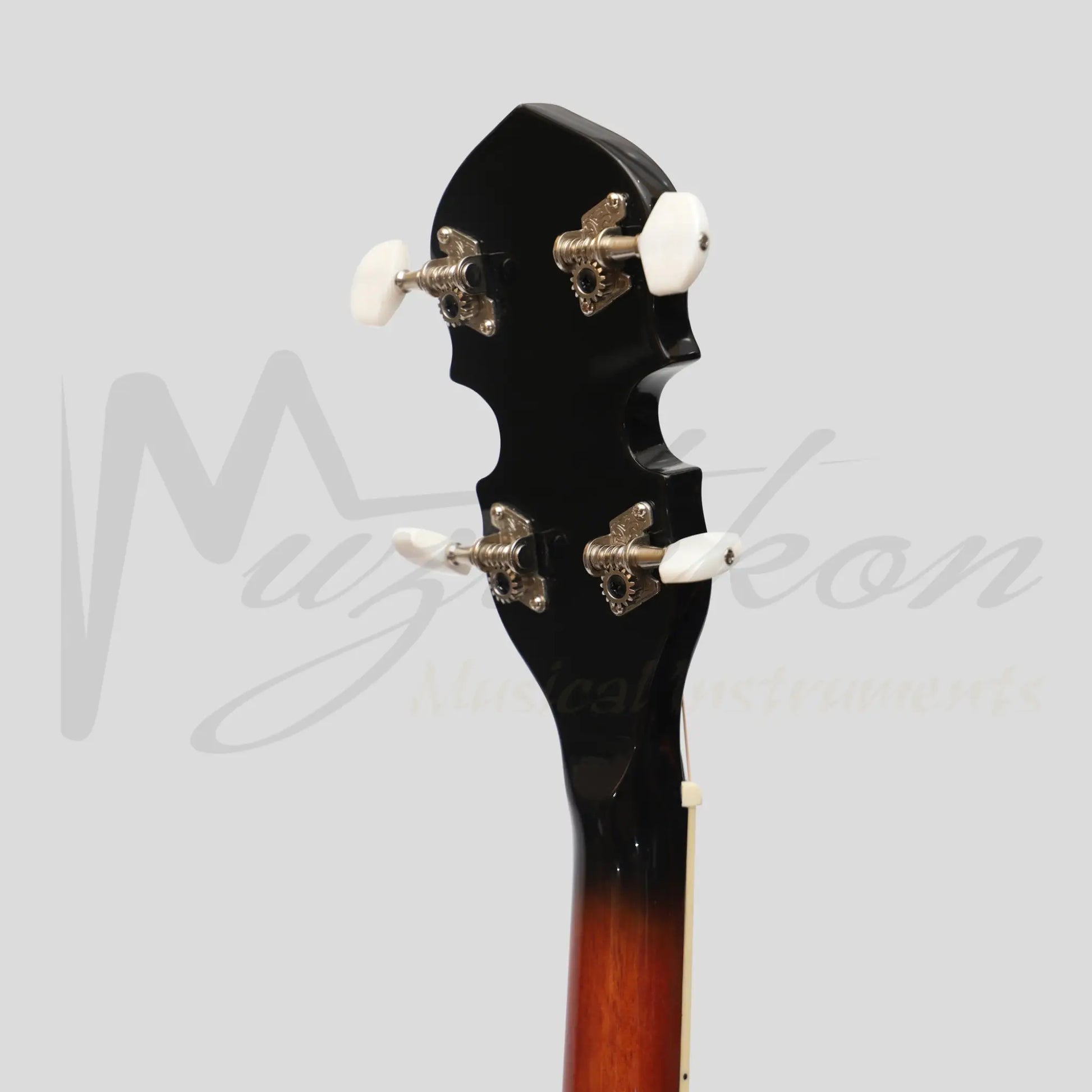 Heartland 4 String 17 Fret Irish Tenor Banjo Player Series With Closed Solid Back Sunburst Finish