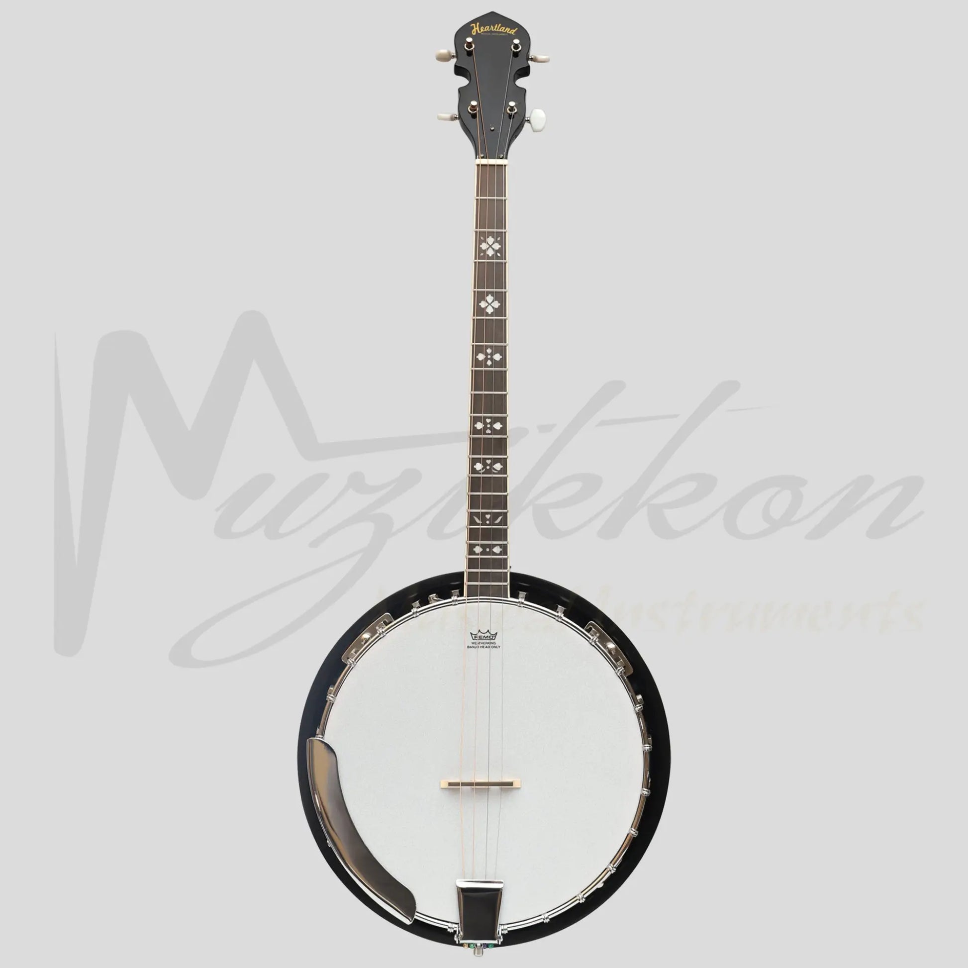 Heartland 4 String 19 Fret Irish Tenor Banjo Player Series With Closed Solid Back Sunburst Finish