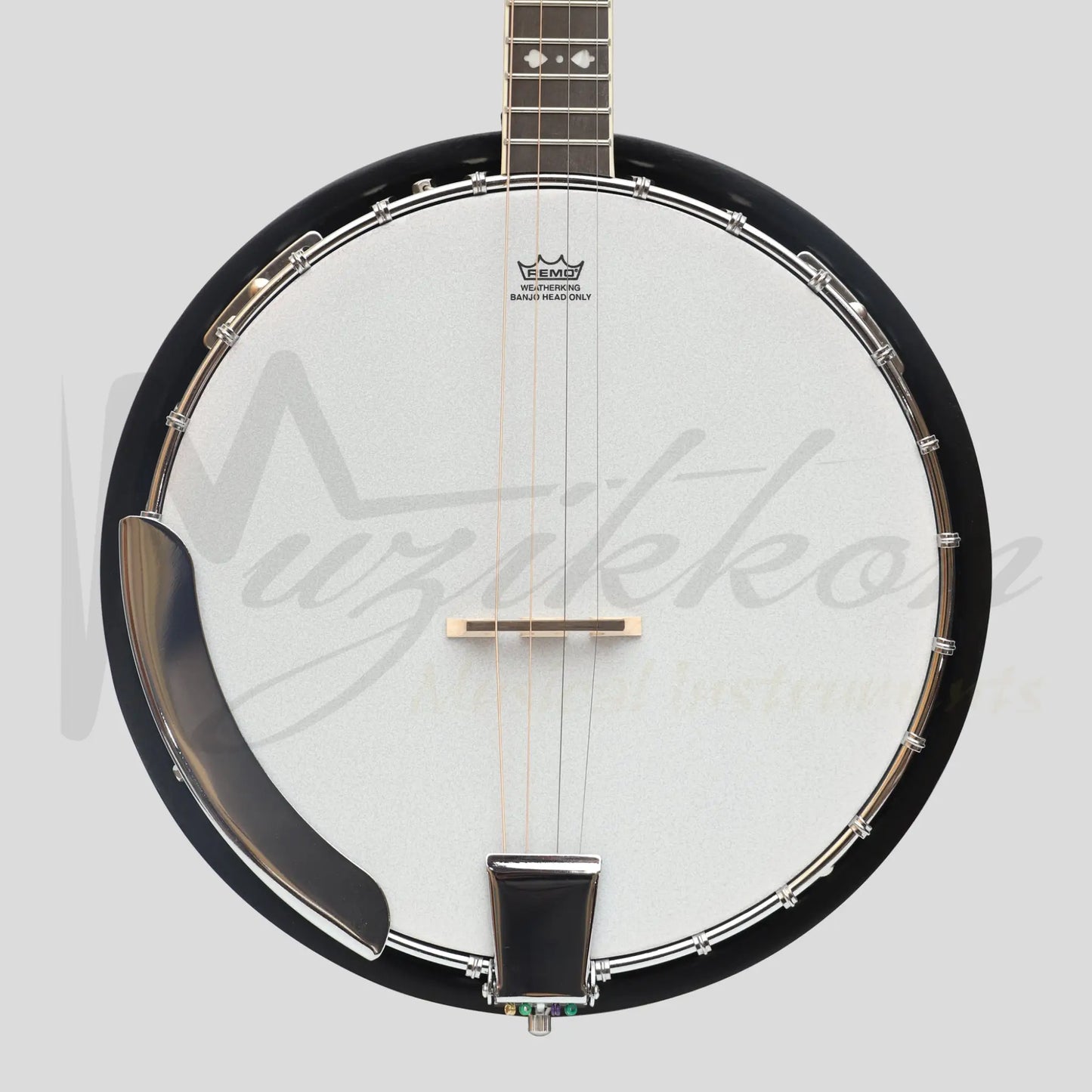 Heartland 4 String 19 Fret Irish Tenor Banjo Player Series With Closed Solid Back Sunburst Finish