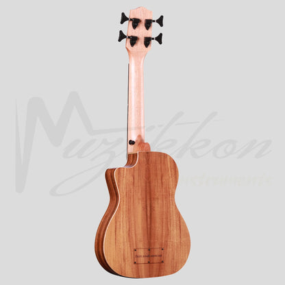 Heartland Baritone Ukulele Bass Acacia With Eq