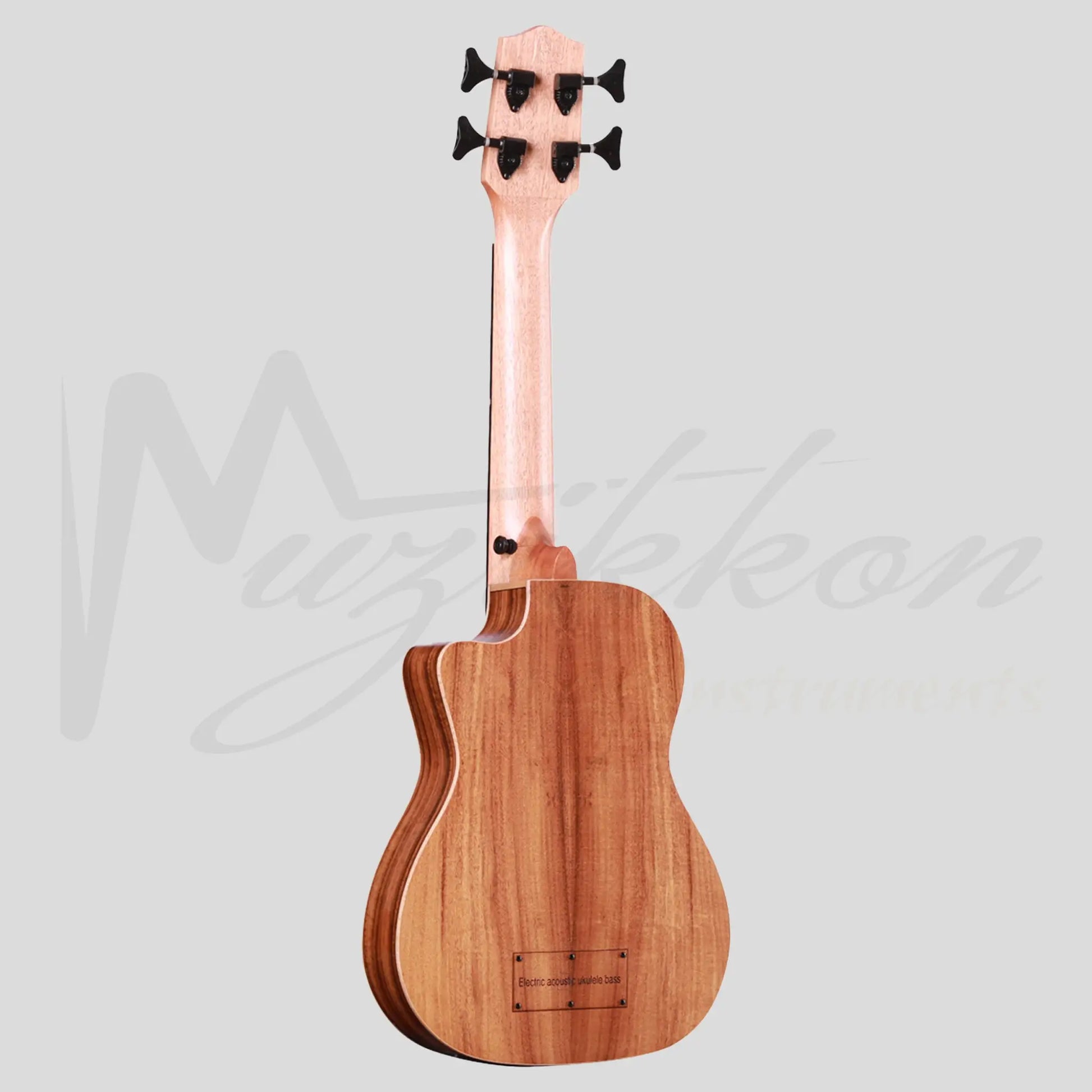 Heartland Baritone Ukulele Bass Acacia With Eq