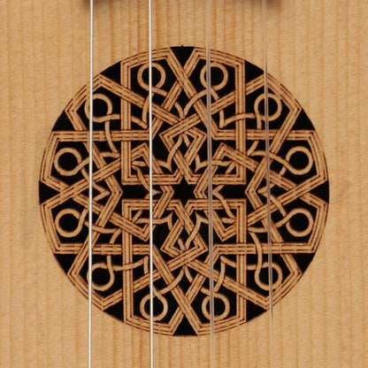 Heartland Baroque Ukulele 4 String Baritone Rosewood