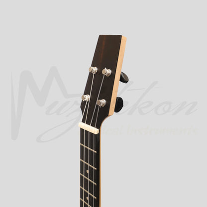 Heartland Baroque Ukulele 4 String Baritone Variegated Walnut And Lacewood
