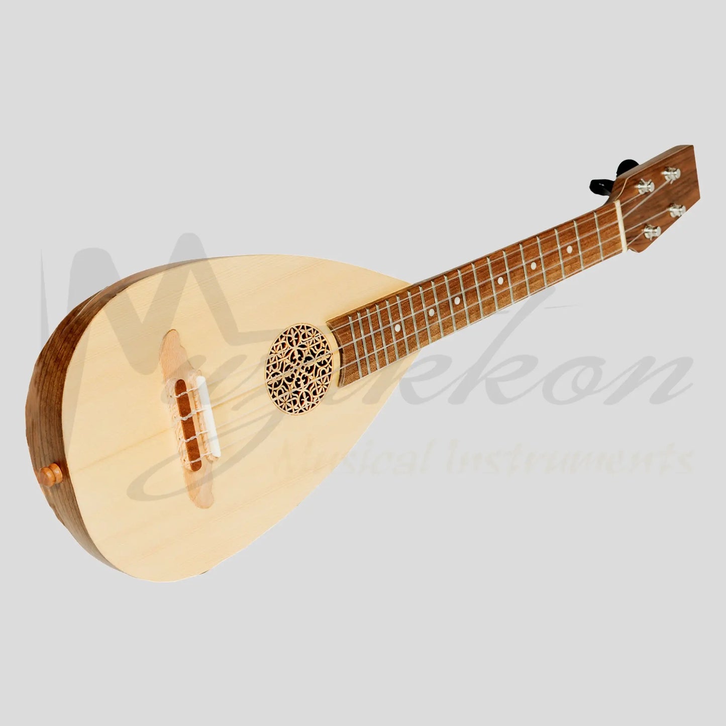 Heartland Baroque Ukulele 4 String Baritone Walnut