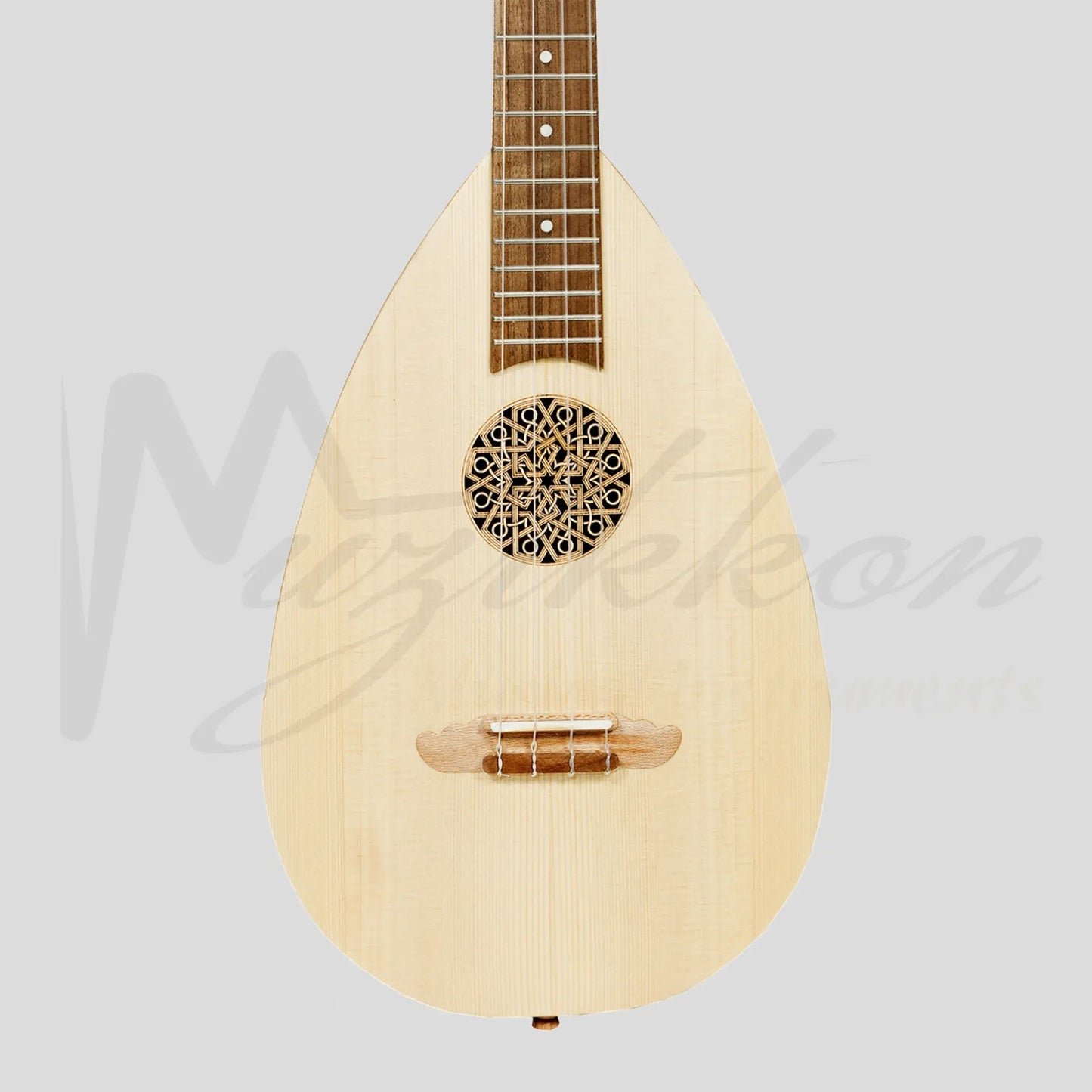 Heartland Baroque Ukulele 4 String Baritone Walnut