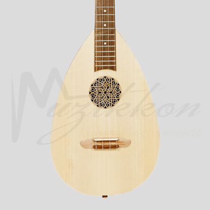 Heartland Baroque Ukulele 4 String Baritone Walnut