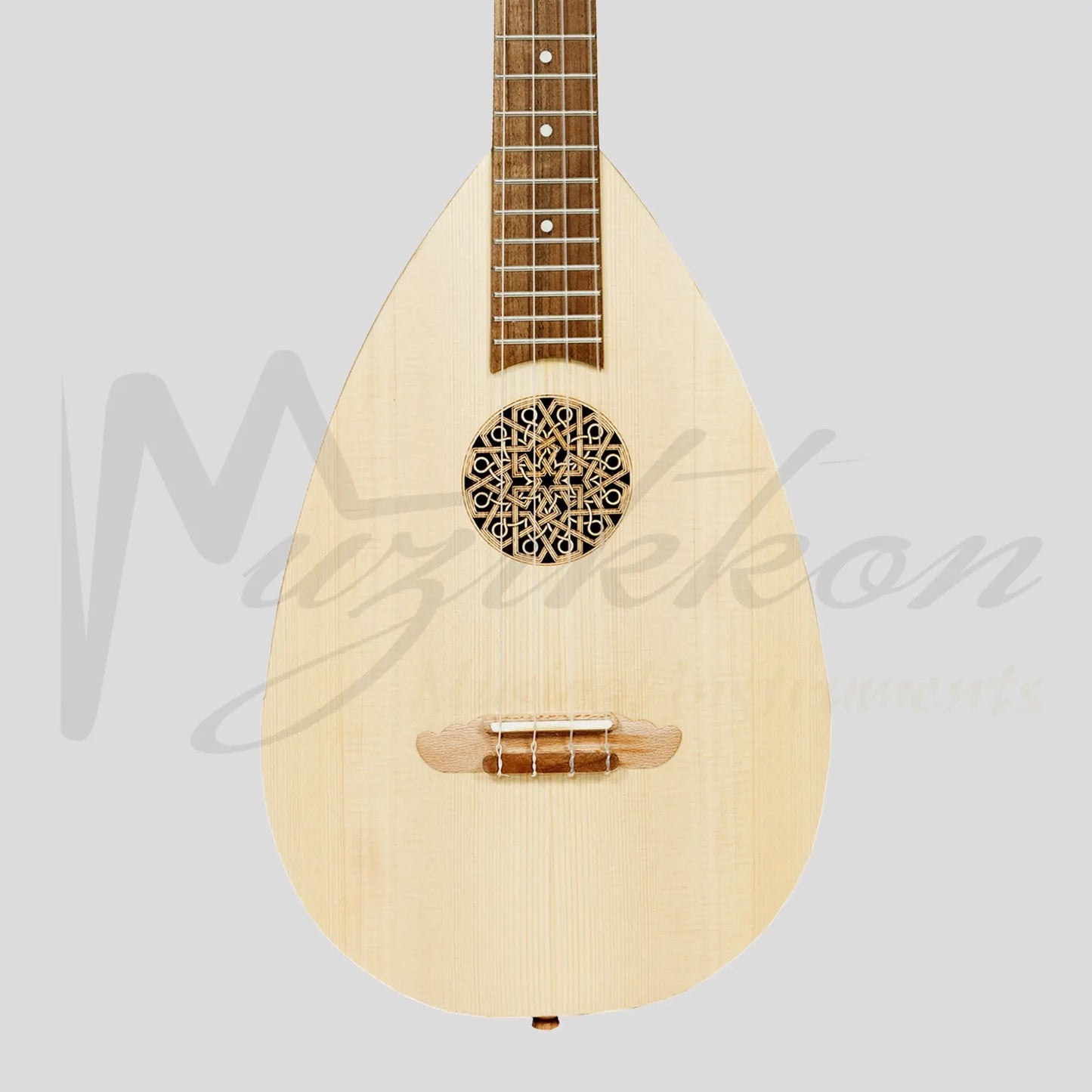 Heartland Baroque Ukulele 4 String Baritone Walnut