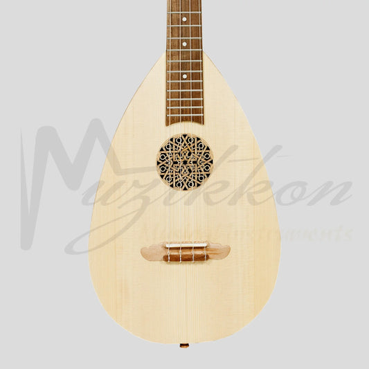 Heartland Baroque Ukulele 4 String Baritone Walnut