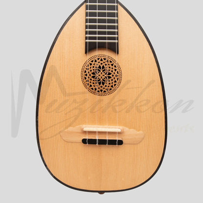 Heartland Baroque Ukulele 4 String Concert Rosewood