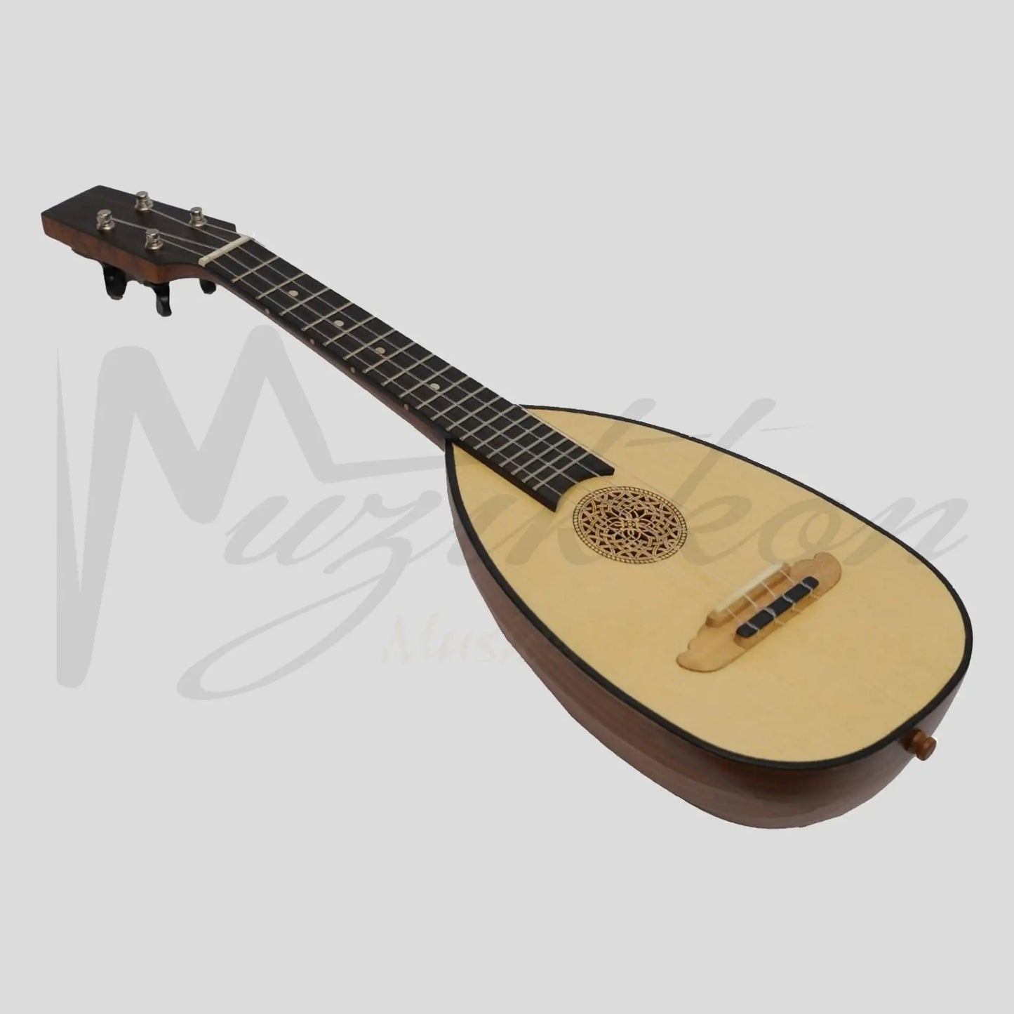 Heartland Baroque Ukulele 4 String Concert Rosewood Left Handed