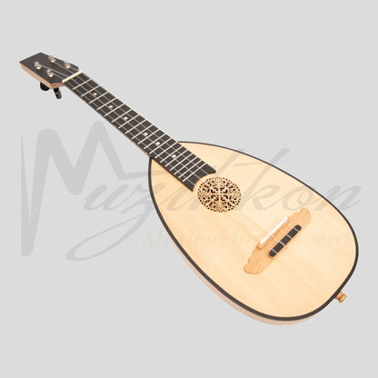 Heartland Baroque Ukulele 4 String Concert Variegated Walnut And Lacewood