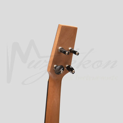 Heartland Baroque Ukulele 4 String Concert Variegated Walnut And Lacewood