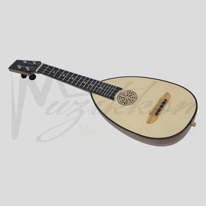 Heartland Baroque Ukulele 4 String Concert Walnut