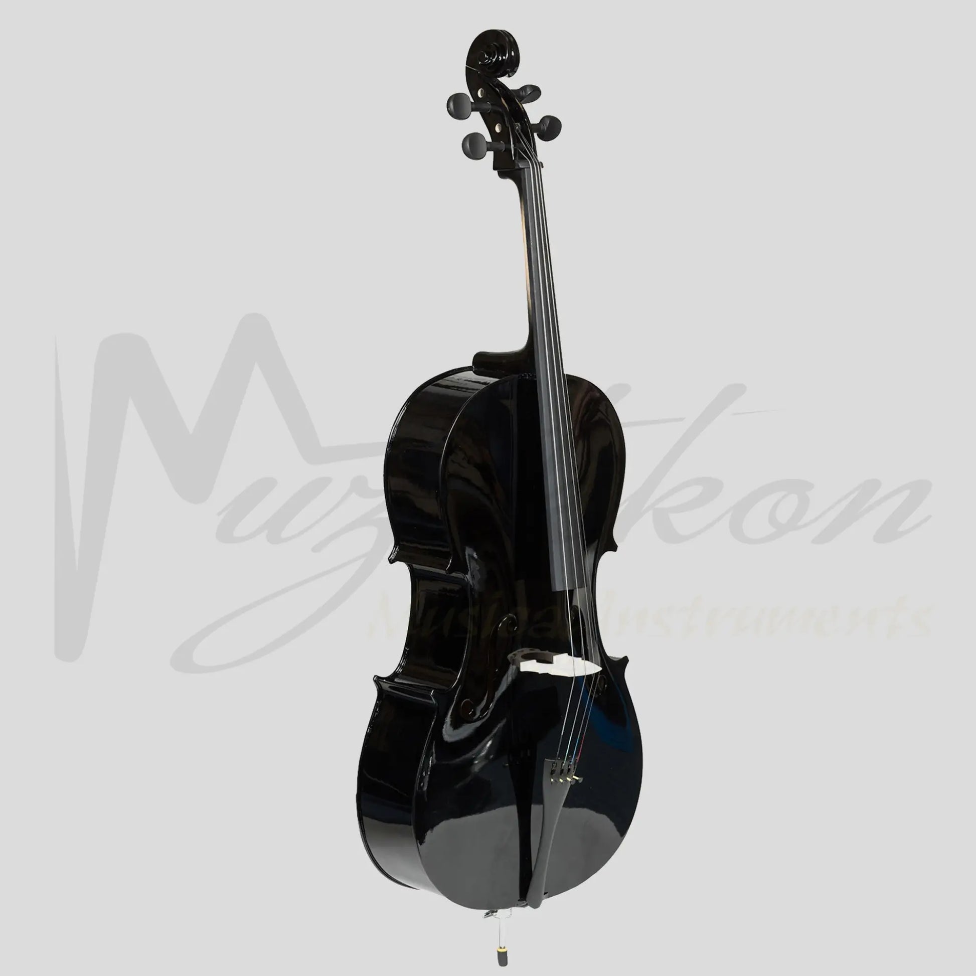 Heartland Black Gloss Full Size 4-4 Laminated Student Violin