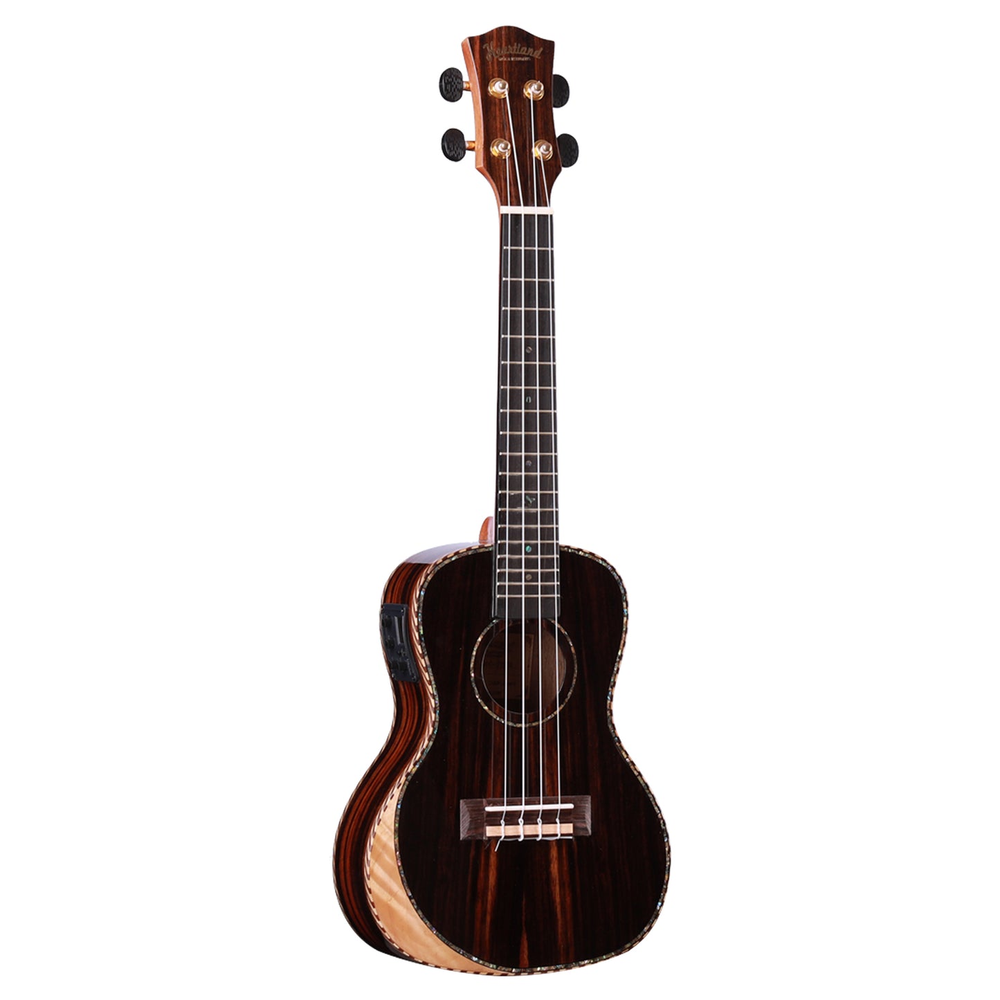 Heartland Concert Ukulele Ebenholz mit EQ