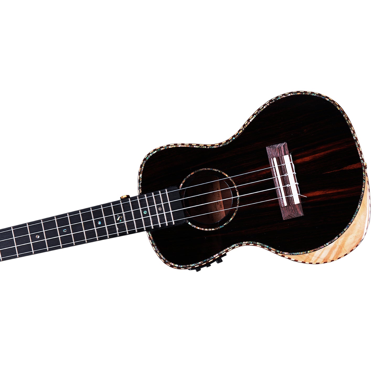 Heartland Concert Ukulele Ebenholz mit EQ