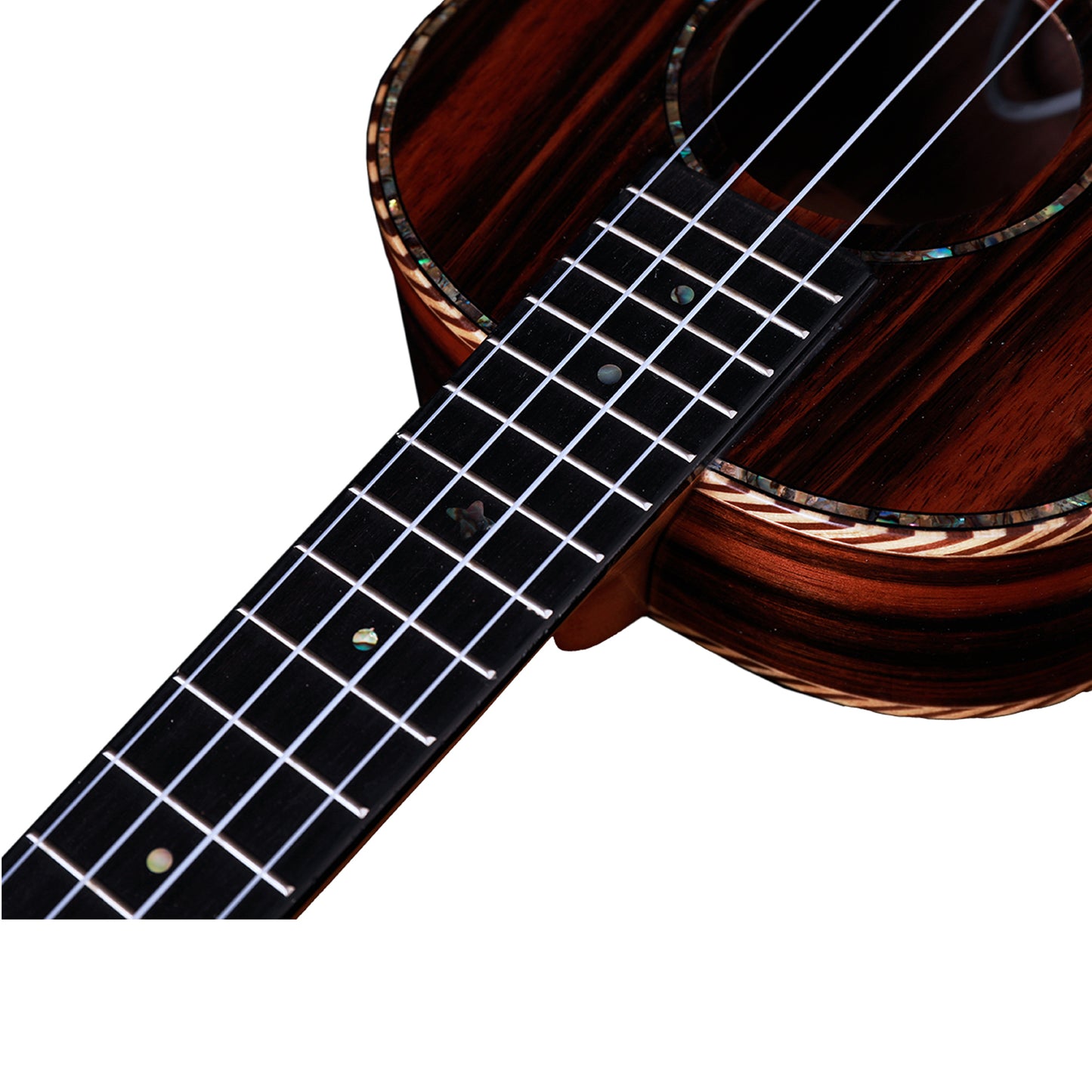 Heartland Concerto Ukulele Ebony con EQ