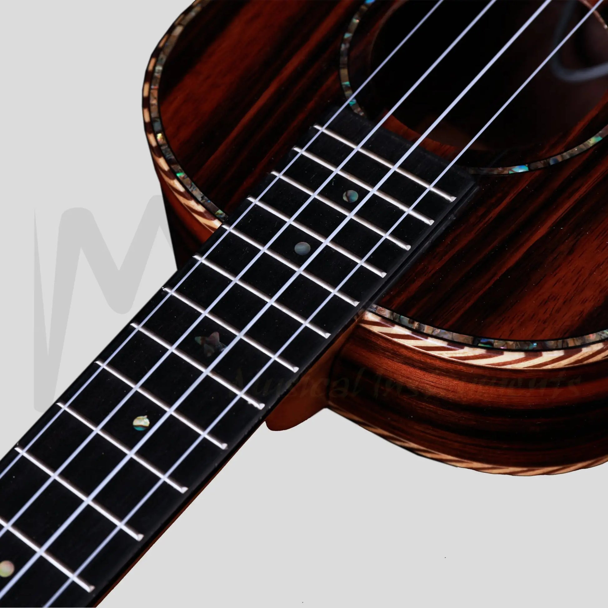 Heartland Concert Ukulele Ebony With Eq