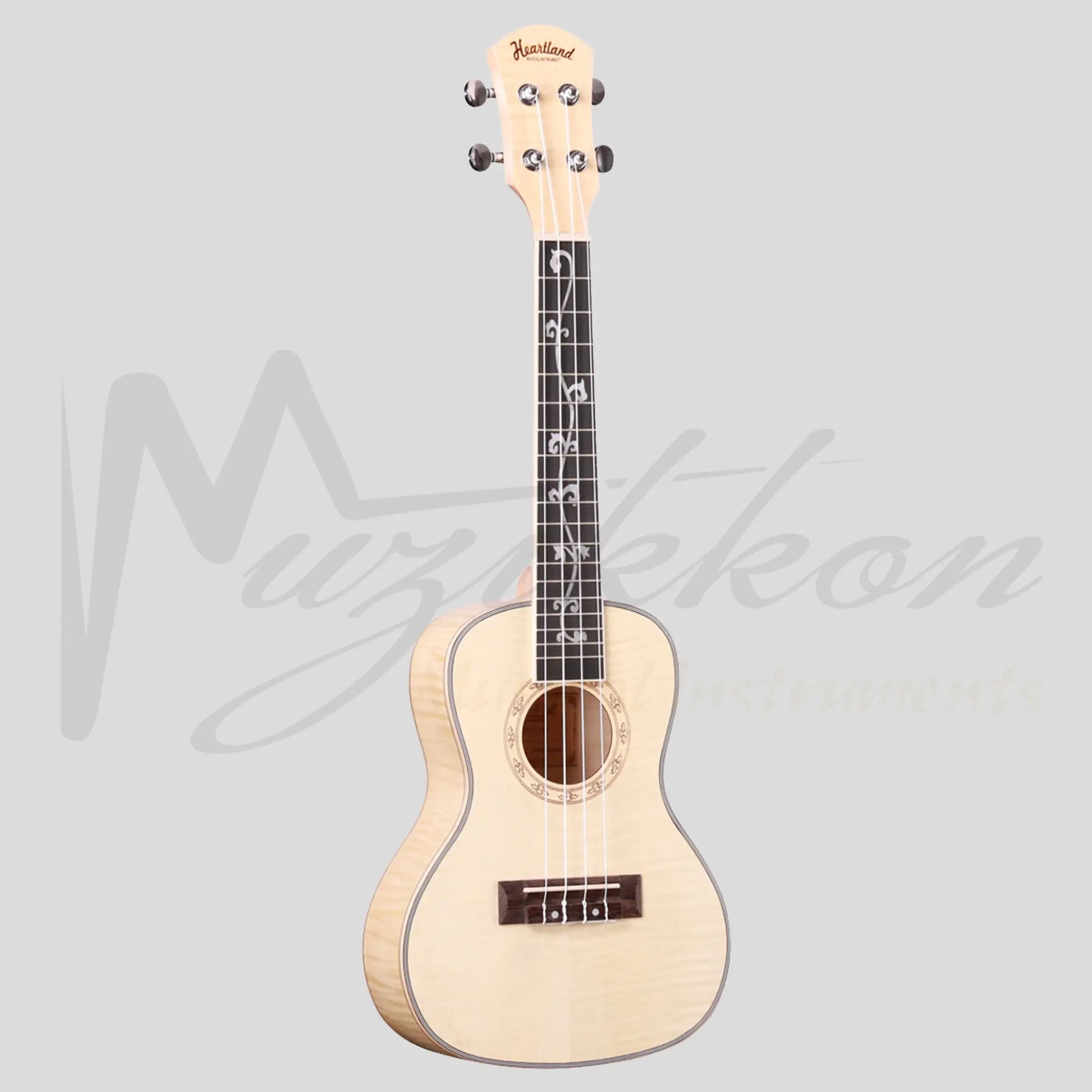 Heartland Concert Ukulele Flamed Maple