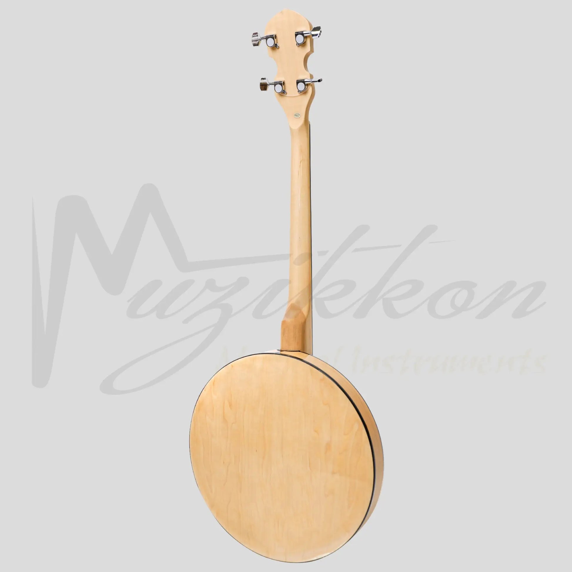 Heartland Deluxe Irish Tenor Banjo 17 Frets With 24 Bracket And Closed Solid Back Maple Finish