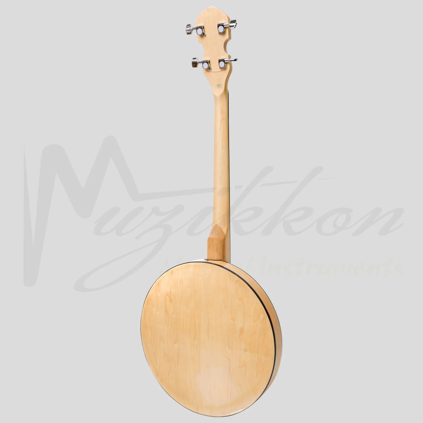 Heartland Deluxe Irish Tenor Banjo 19 Frets With 24 Bracket And Closed Solid Back Maple Finish