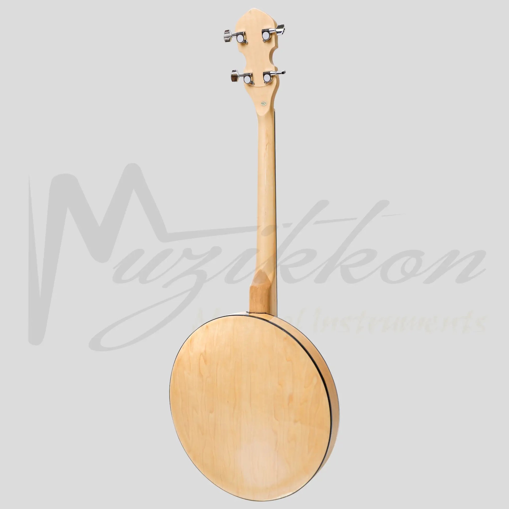 Heartland Deluxe Irish Tenor Banjo Left Handed 19 Frets 24 Bracket Closed Solid Back Maple Finish