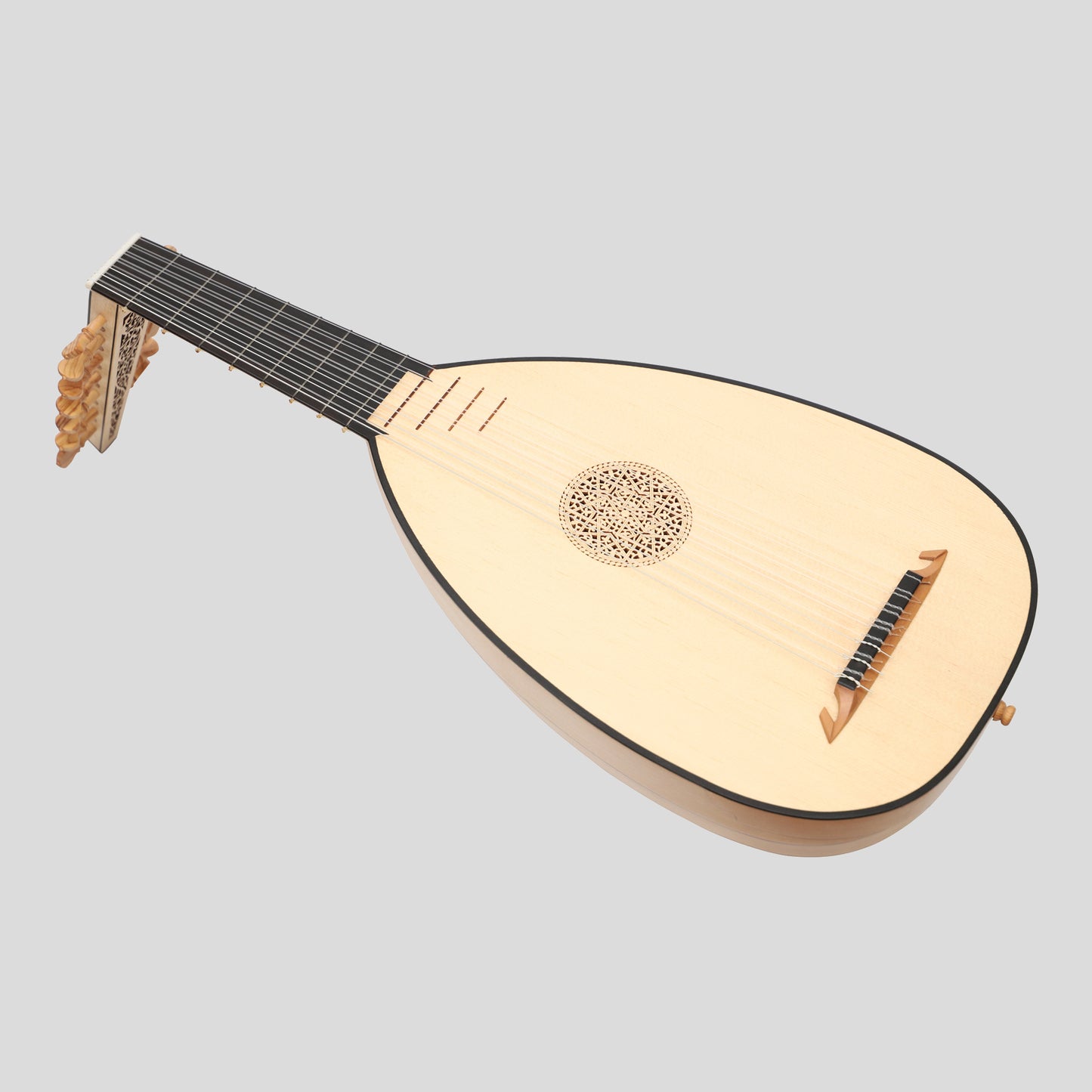 Muzikkon Descant Lute 7 Corso Acero