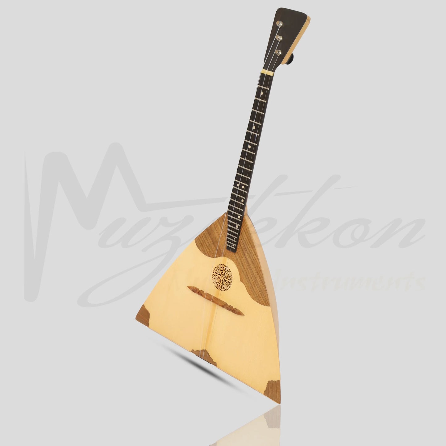 Heartland Russian Prima Balalaika 3 String Right Handed Walnut/Lacewood