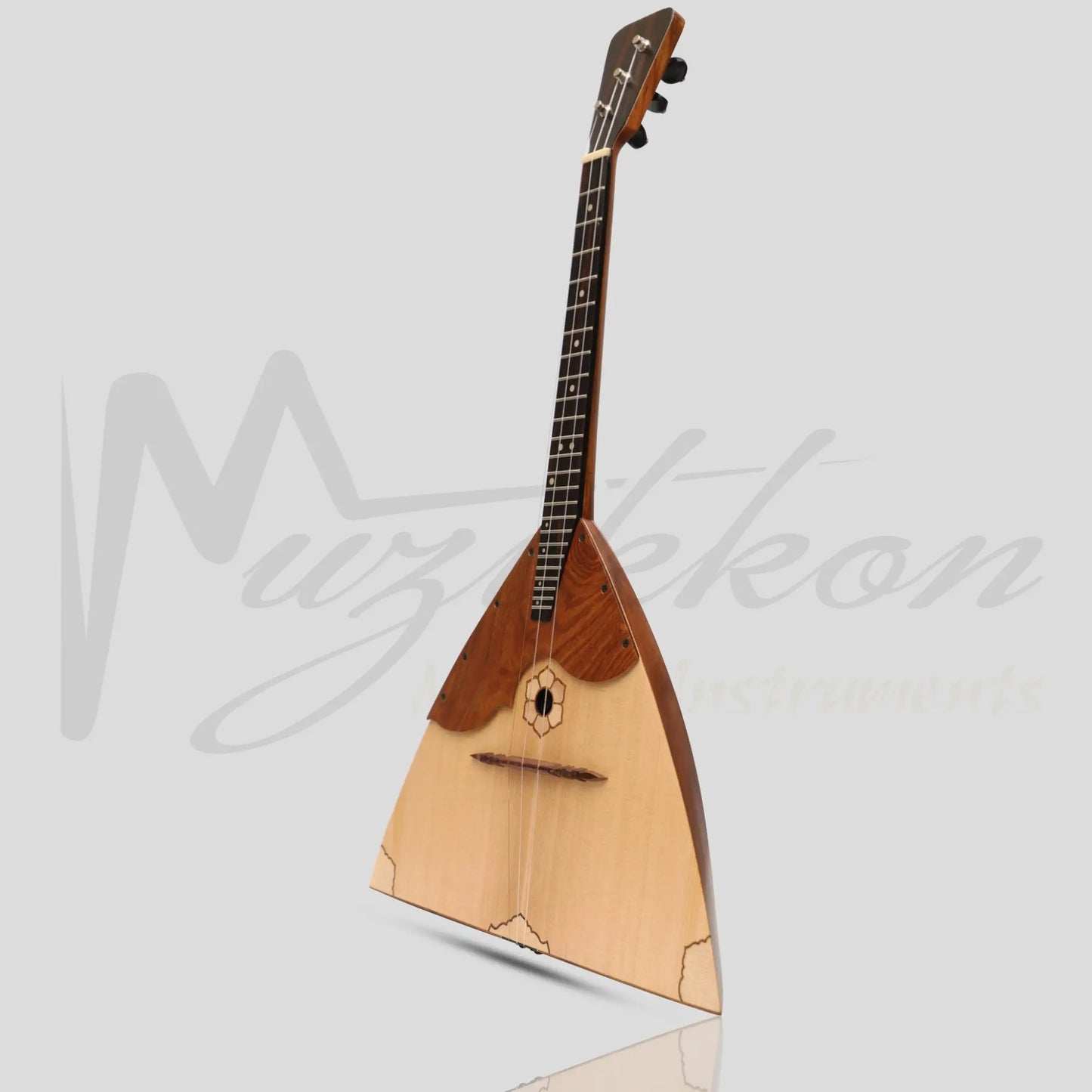 Heartland Russian Prima Balalaika Deluxe 3 String Left Handed Rosewood