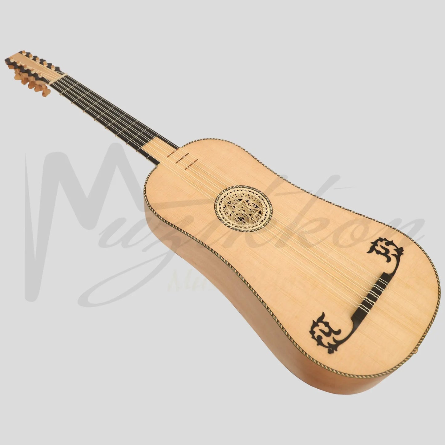 Heartland Sellas Baroque Guitar 5 Course Lacewood