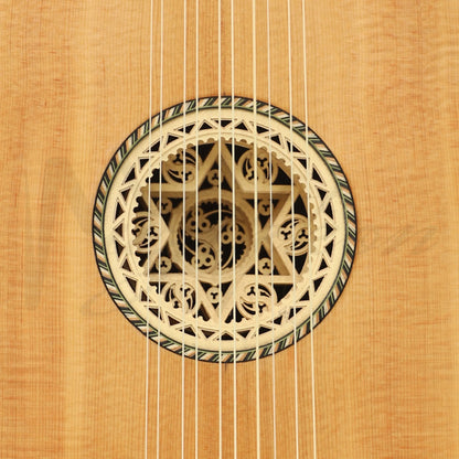 Heartland Sellas Baroque Guitar 5 Course Left Hand Variegated Walnut Rosewood