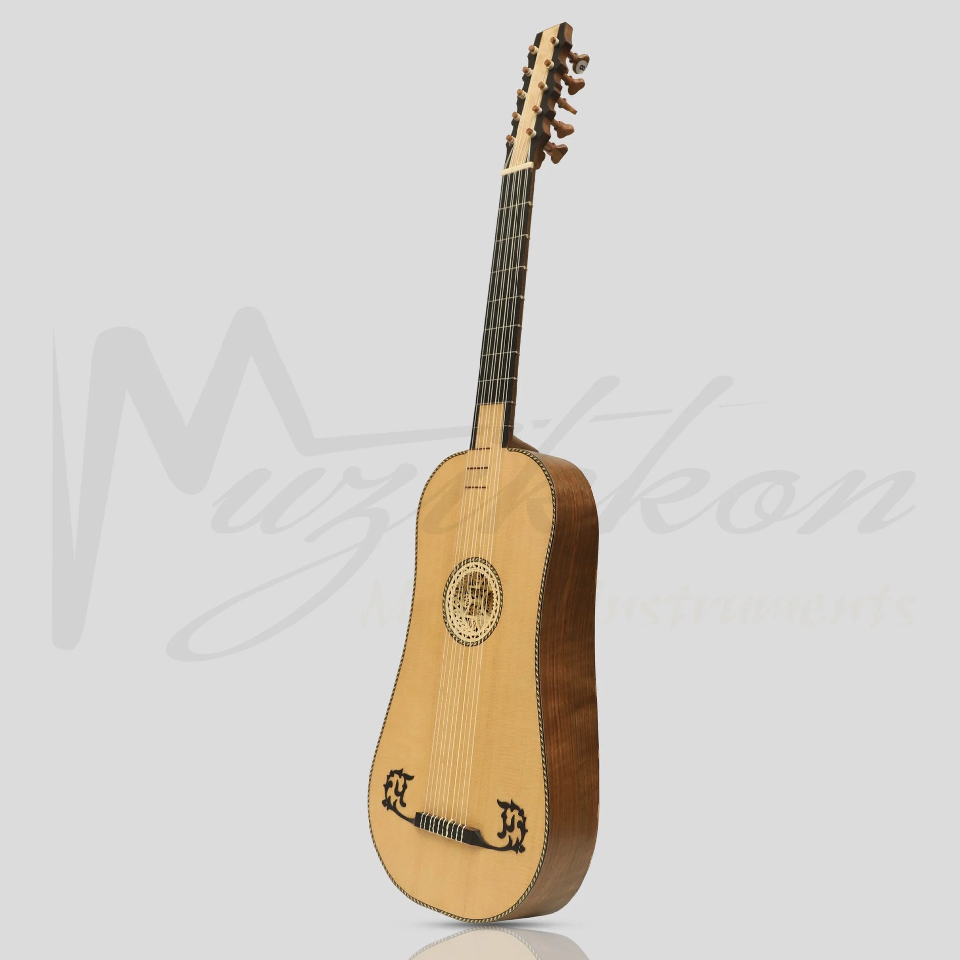 Heartland Sellas Baroque Guitar 5 Course Left Hand Walnut