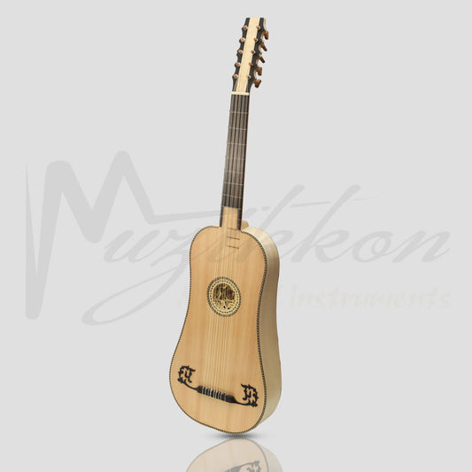 Heartland Sellas Baroque Guitar 5 Course Maple