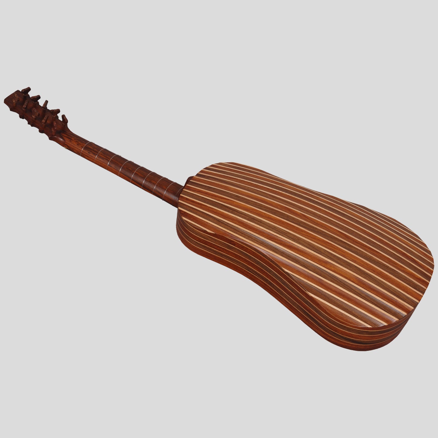 Heartland Sellas Chitarra Barocca, 5 portate mano sinistra variegata Noce Palissandro