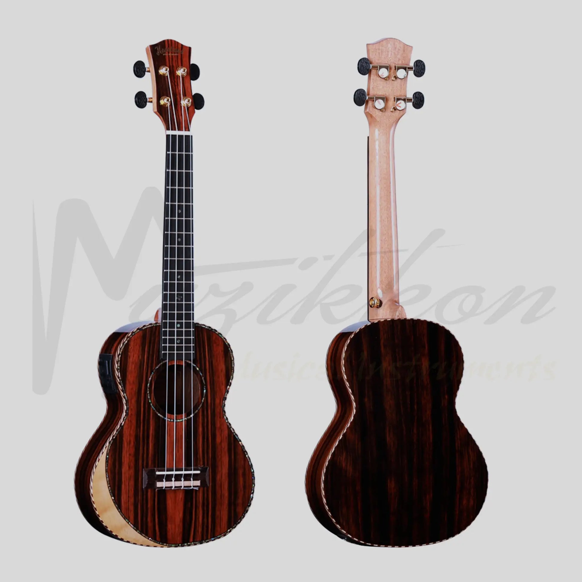 Heartland Tenor Ukulele Ebony With Eq