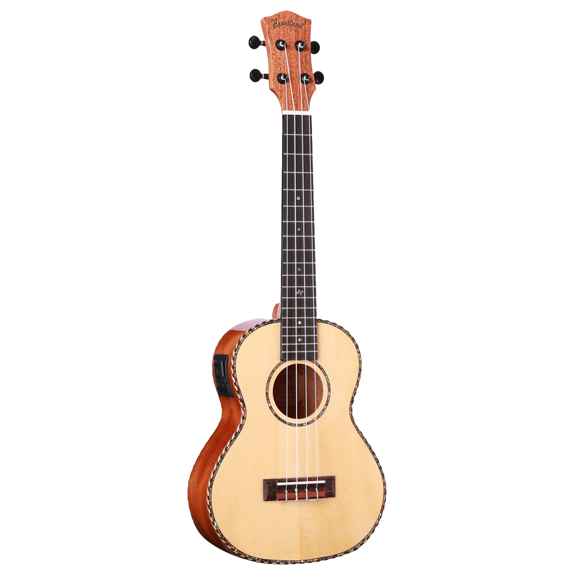 Heartland Tenor Ukulele Mahogany with EQ Muzikkon