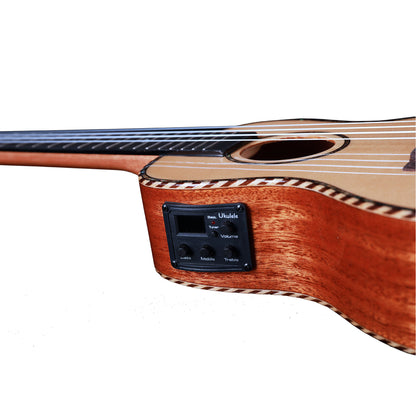 Heartland Tenor Ukulele Mahogany with EQ Muzikkon