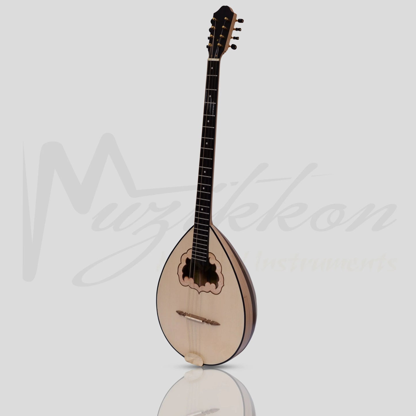 Greek Bouzouki Variegated Maple And Walnut
