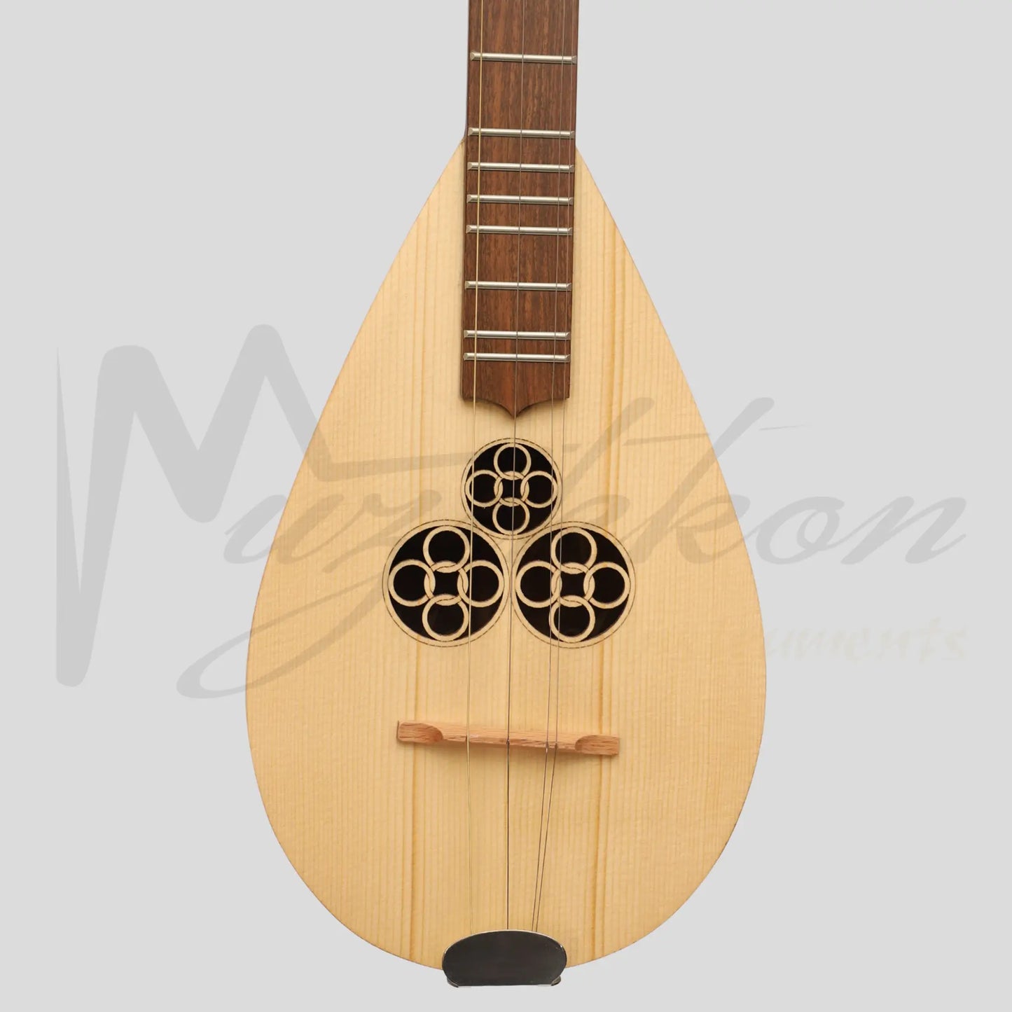 Heartland Wildwood Dulcimer Banjo 4 String Lacewood