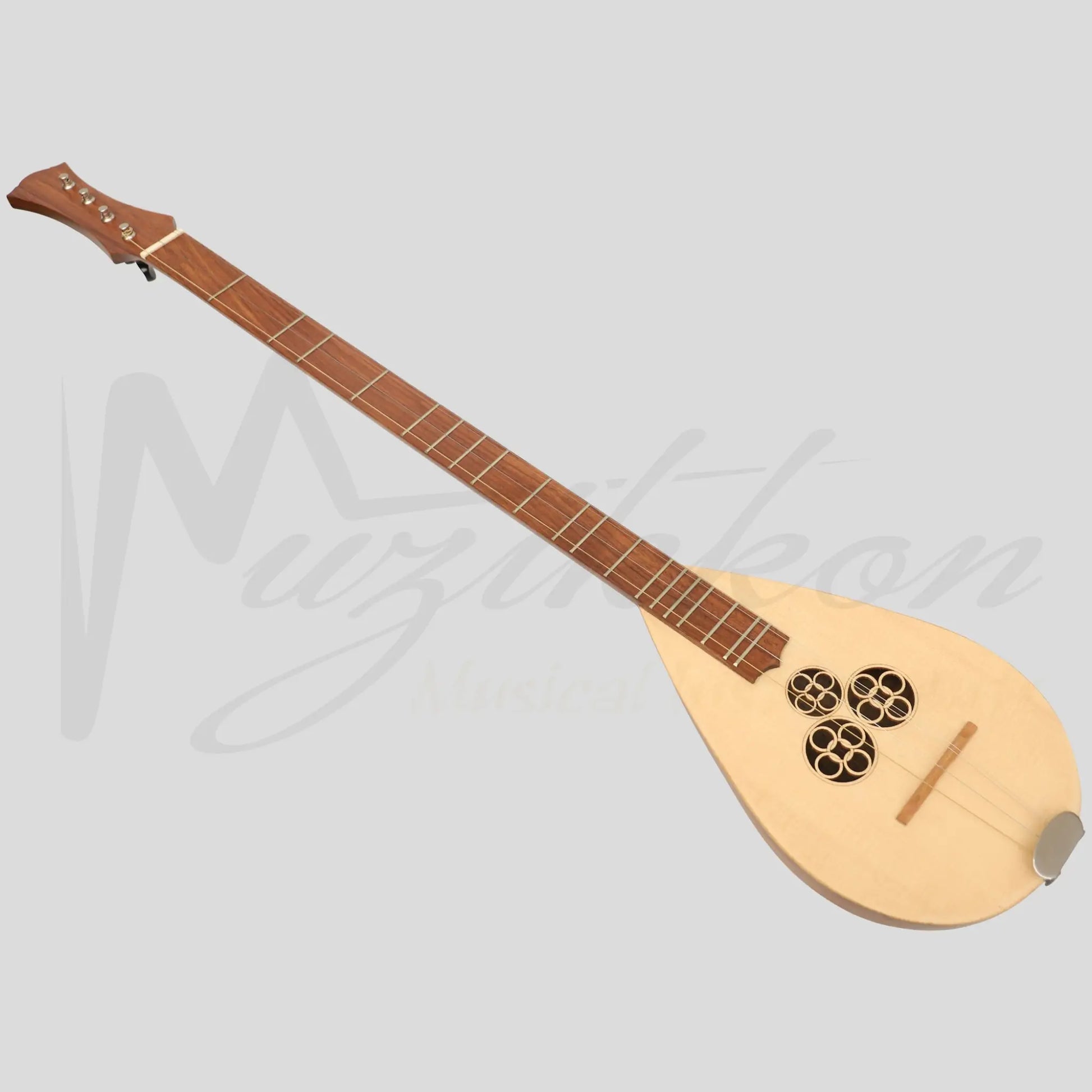 Heartland Wildwood Dulcimer Banjo 4 String Variegated Rosewood Lacewood