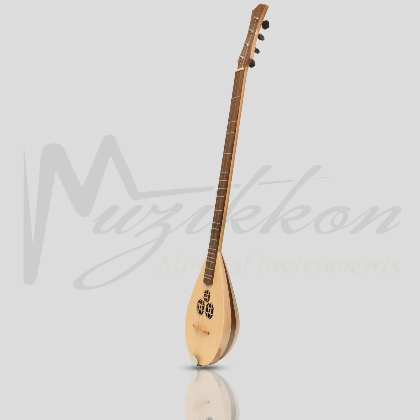 Heartland Wildwood Dulcimer Banjo 4 String Variegated Walnut Lacewood